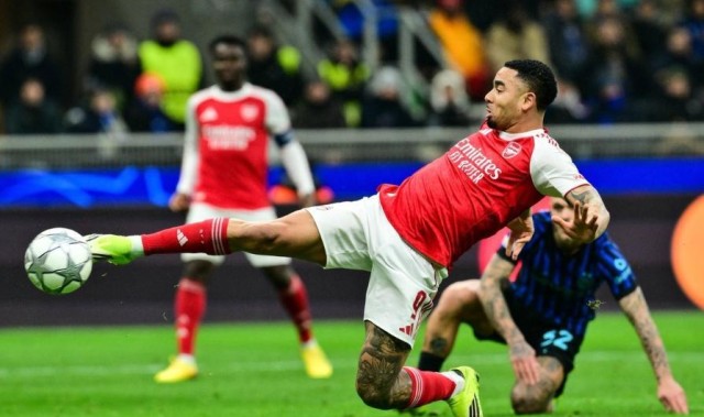 乐鱼网页版-欧冠16强首队诞生！热苏斯双响，阿森纳3-1国米破魔咒造队史纪录